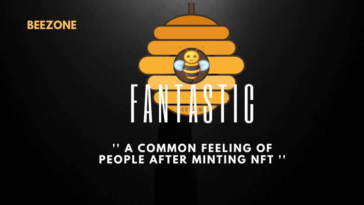 BeeZoneBSC's tweet photo. This fantastic feeling is going to multiply by 100 times because now you can also use these NFTs in the upcoming BEEZONE 🐝 Fantasy game!
#BeeZone #FantasyGaming #NFT https://t.co/DjVQVgCYZC