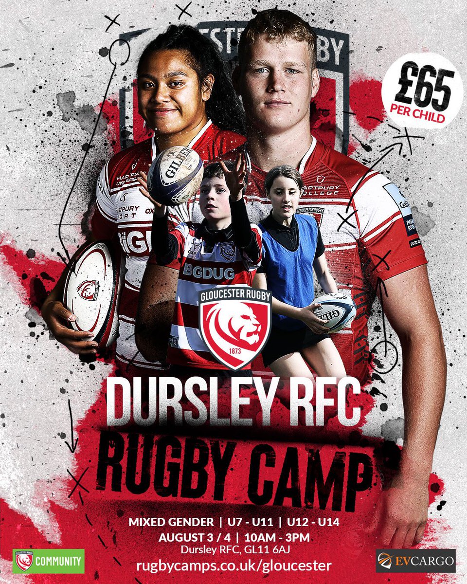 GR_CommunityDpt's tweet photo. 🏖️ SUMMER CAMPS 2023 😎 

We are delighted to announce that we are running a 2 day rugby camp in Dursley this summer 🏉 ☀️ 

Want to know more?! Link in bio! 🖥️ 

#rugbycamps #gloucesterrugby #rugby #summer #summer2023 #camps #cherryandwhite 🍒 🤍 https://t.co/diOVsWHW8V