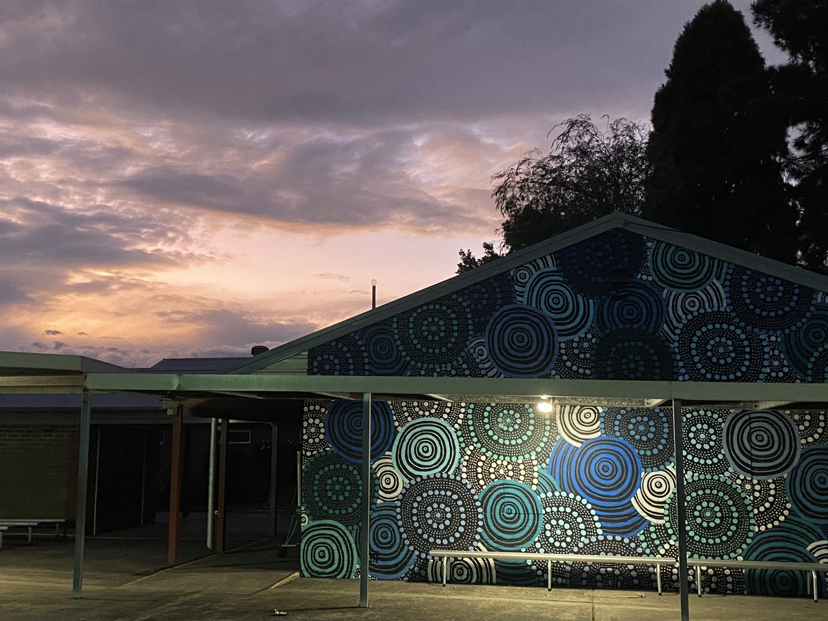 Our staff participated in twilight professional learning this afternoon around Aboriginal Pedagogies. We were greeted with this beautiful sunset when we left. #LoveWhereYouLearn