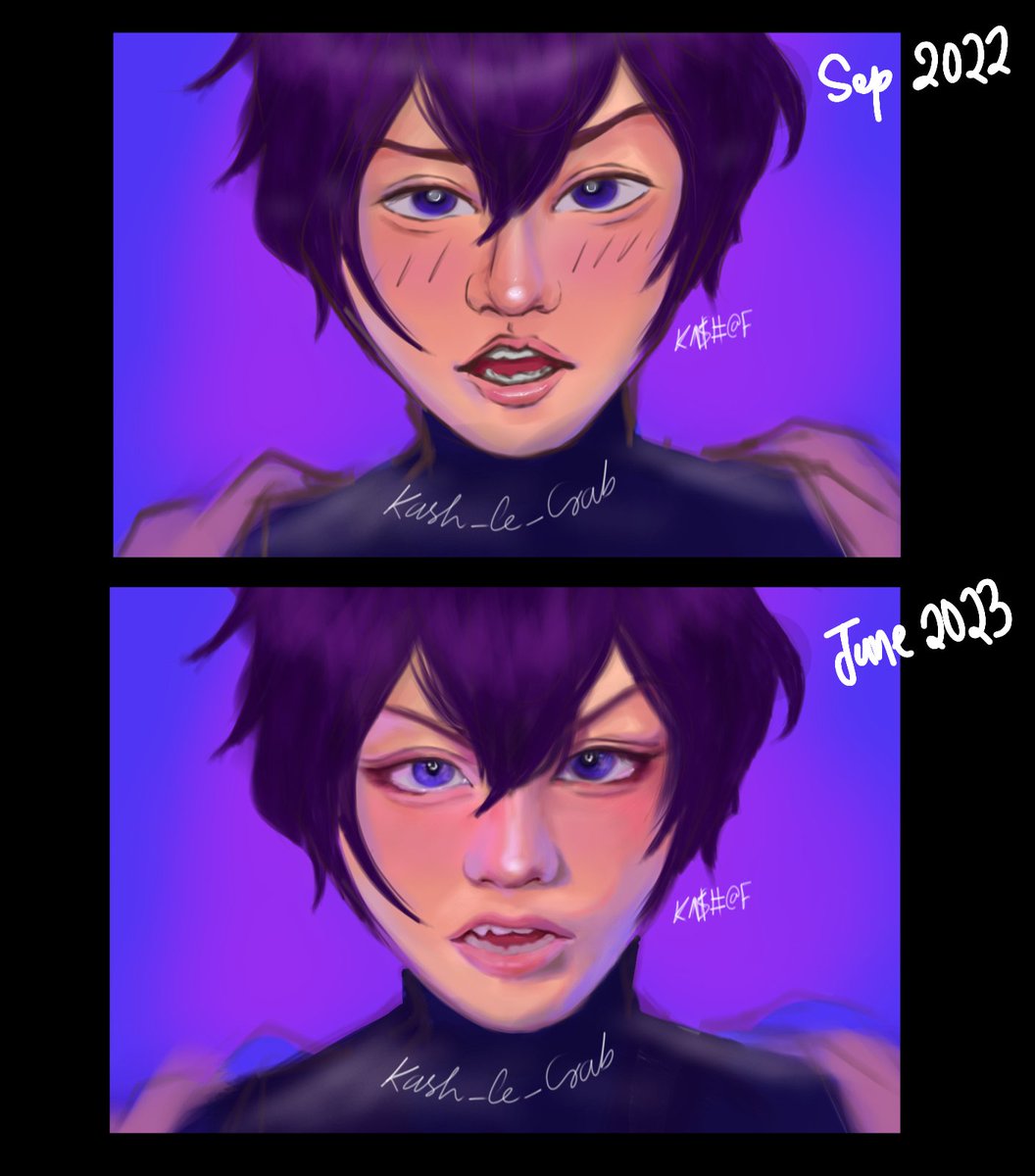 *im gon spam uwu this is an experiment lol* *progress* lol 10 months really changed me! . #art #artist