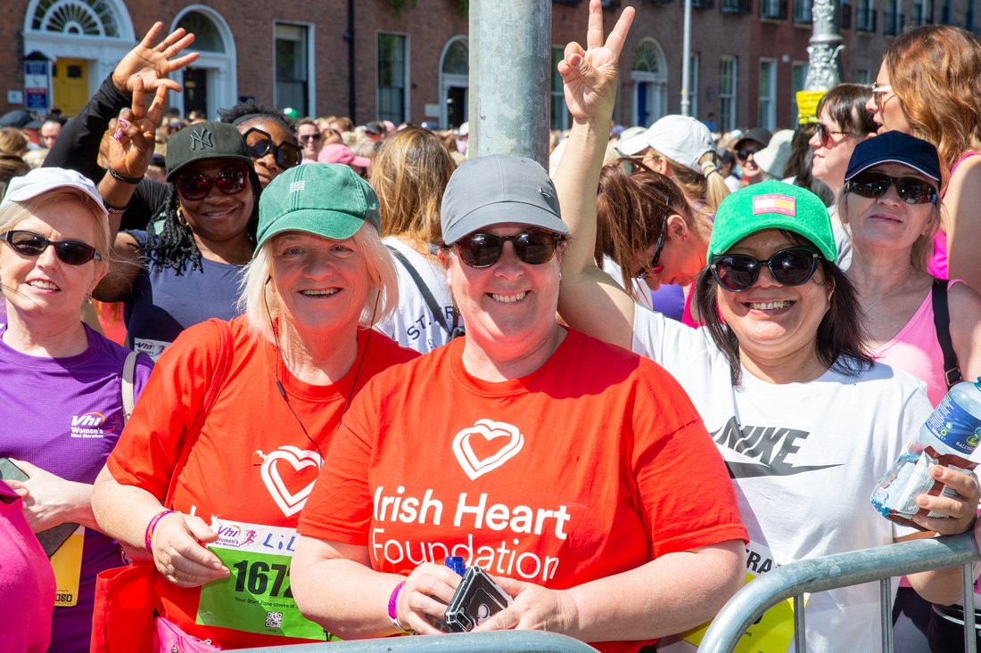A huge thanks to all the amazing women who took part in the @VhiWMM as part of Team Irish Heart last weekend Your dedication is truly inspirational, and it is because of your support we can continue to support thousands of families across Ire affected by heart disease & stroke