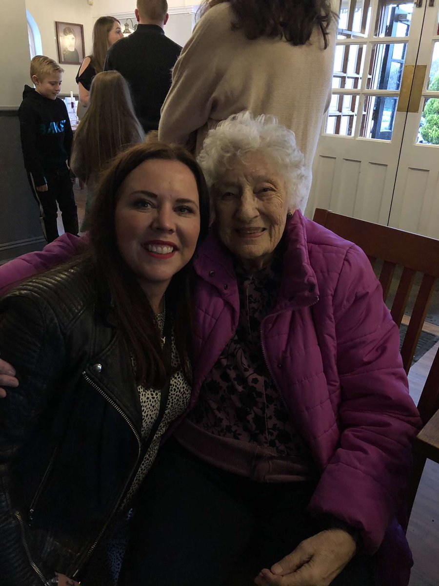As the Covid Inquiry starts today, I would like to pay tribute to my lovely Nan, Audrey.  She died whilst the Tories partied, drank and puked up walls.  I couldn't go to her funeral.  This photo was taken in February 2020. It was the last time I ever saw her.  
#CovidInquiry