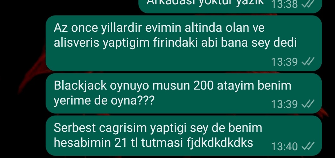 Abi sag ol biz elimizi ayagimizi cektik ya