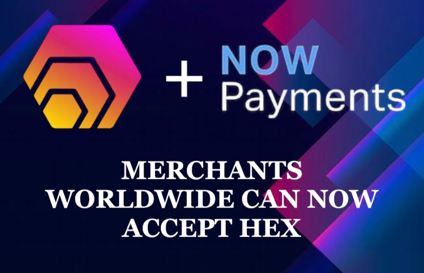 BREAKING: Merchants WORLDWIDE can now accept $HEX as a form of payment!

You guys didn’t think we would forget about HEX did you? 😊

Thanks <a href="/NOWPayments_io/">NOWPayments</a> and <a href="/POWERCITYio/">⚡️POWERCITY⚡️</a>! 

$PLS and $PLSX NEXT!