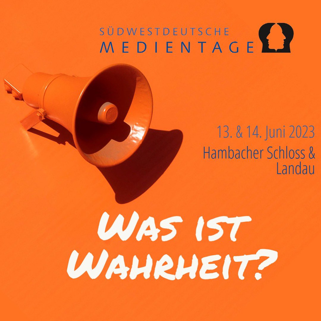 online_MM's tweet image. Was ist Wahrheit? Diese Frage diskutieren unsere Redakteure heute und morgen mit anderen Journalisten und Wissenschaftlern bei den Südwestdeutschen Medientagen in Landau. 
Wir freuen uns auf einen spannenden Austausch.
#swdm