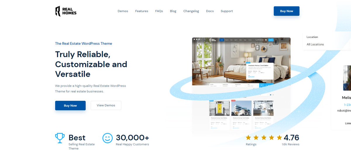 About RealHomes Themes RealHomes is a handcrafted WordPress theme for real estate websites. It provides design variations, a high level of customizability, and advanced functionality. Indpendent realestate agents & agencies to build their dream themesgear.com/realhomes-them…