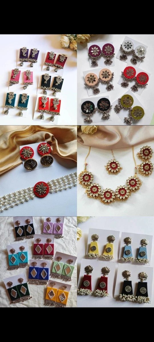 Infywall's tweet photo. MJW earings with lori and jhumka

https://t.co/gDmoYvdLqT

#handmadejewelry #handmadegifts #handmadeearrings #traditional #traditionalart #Artist #artwork #artgallery #Art https://t.co/vIXuB8L3x6