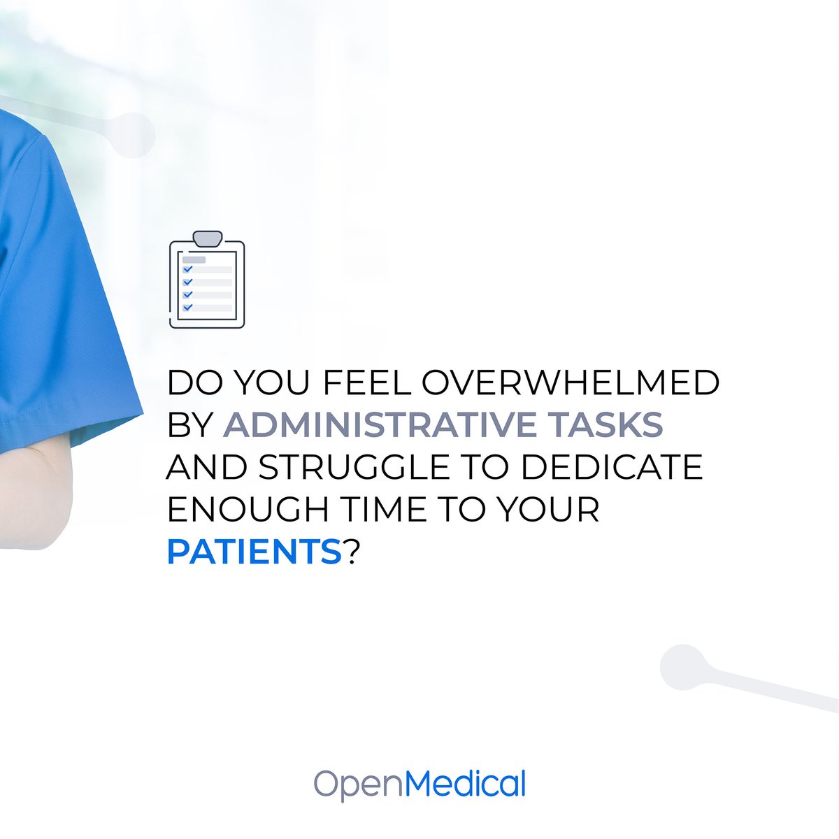 OpenMedicalLtd's tweet photo. The future of #preoperativeassessment is here.
Say GOODBYE❌ to paper #preop assessments and say HELLO📷 to smarter, faster, and easier digital pre-op workflows with Pathpoint #ePOA - helping you go from just in time to ahead of time.
Book a demo👉https://t.co/Uz6sklKh5a https://t.co/ZaA7DzDbfC