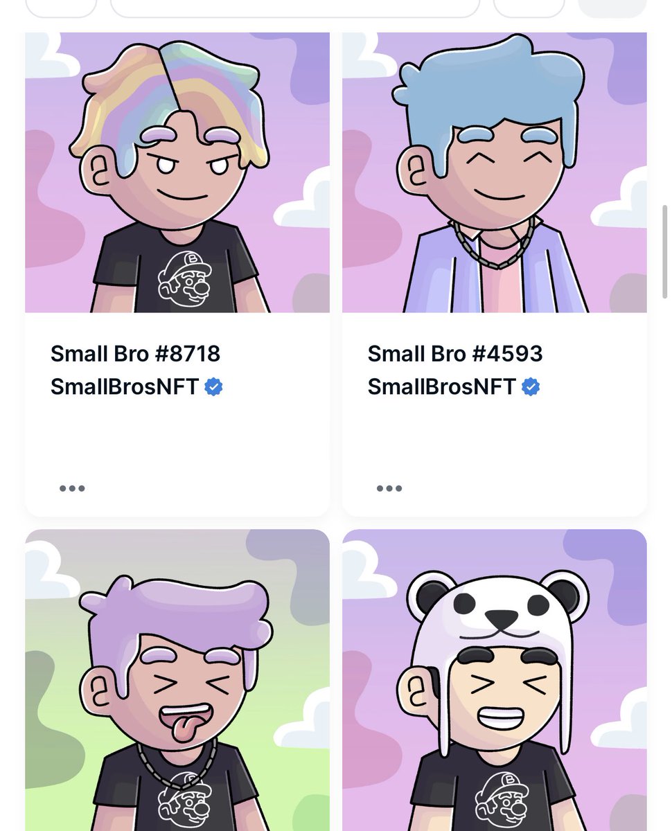 mattnesci's tweet image. As my friend @jrider716  AKA the Warren Buffet of NFTs says all the time …. “Be Greedy when others are fearful “

I picked up another @killabearsnft Cub stage 7 and loaded up 20 additional @SmallBrosNFT - now is the time to BUY - you can’t beat these prices!!