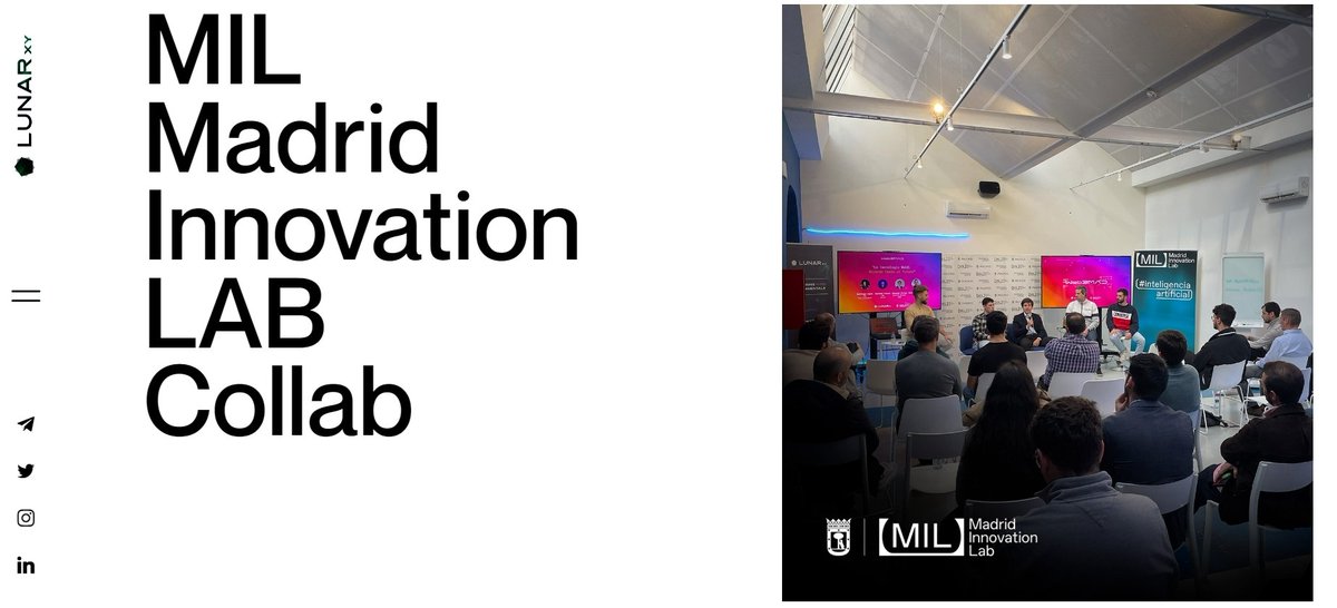 LUNARxyLab's tweet photo. Más importante que la tecnología, son las personas.

Por eso en LUNARxy, además de enfocarnos en construir tecnología Web3, organizamos eventos con los líderes del sector. 

En nuestro último evento tuvimos colaboración institucional con @AngelNinoQ a través del @milmadrid_ https://t.co/Sxg094KHJo