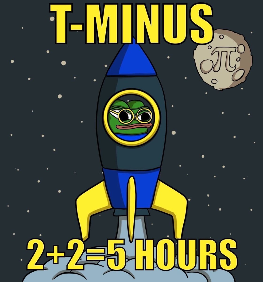 Our rocket's countdown is at 5. Destination?

A $MATH world where 2+2 equals 5.