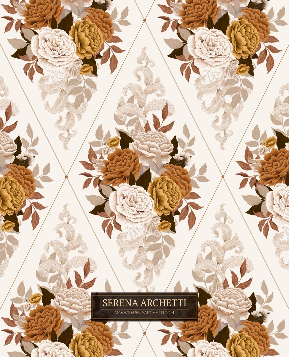 SerenaArchetti's tweet image. French florals 💎🌹

#surfacepatterndesign