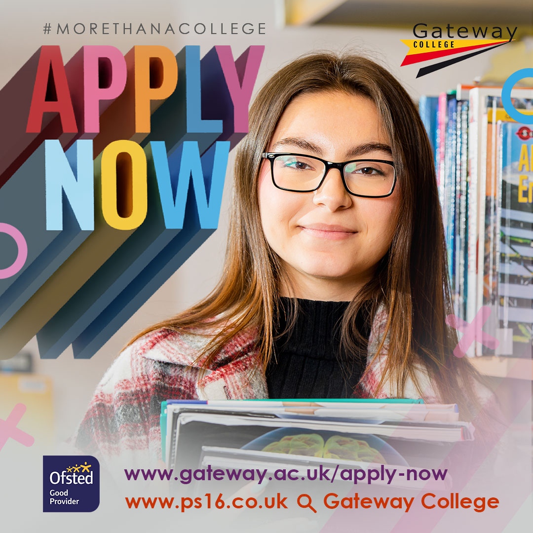 We are #MoreThanACollege 
Apply now to study at #GatewayCollege in 2023 ☑️
1️⃣ Go to  ps16.co.uk and find 🔍Gateway College
2️⃣ or fill an application form on our website ➡️ gateway.ac.uk/apply-now