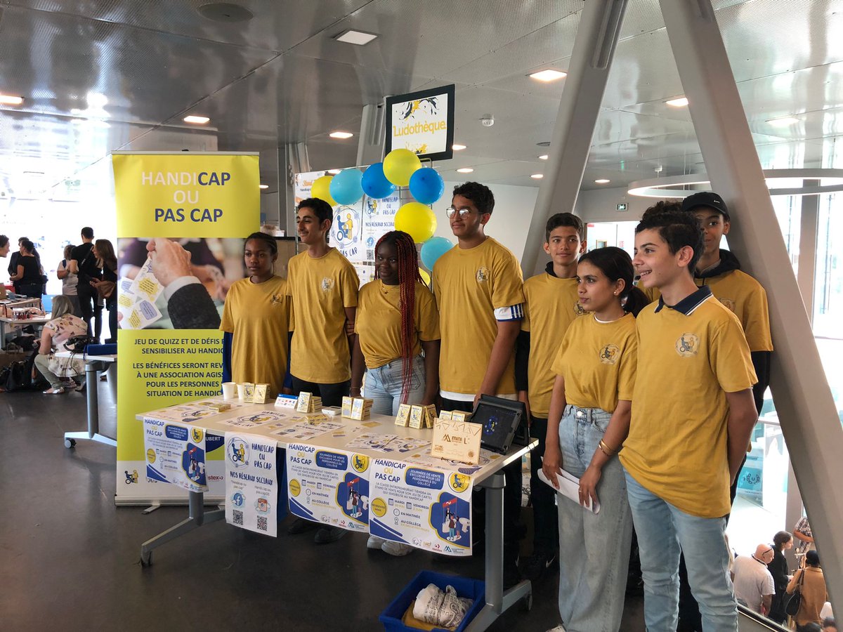 Les élèves de la classe de 3ème à projet Entreprenariat du <a href="/College_Jaubert/">Collège Maurice Jaubert</a>  accompagnés par leurs professeurs <a href="/LydiaRossi3/">Lydia Rossi</a> et <a href="/HesseRoland/">Hesse</a> ont remporté le Prix du Coup de coeur au Festival des Mini-Entreprises organisé à Marseille par <a href="/epa_paca/">Entreprendre Pour Apprendre PACA</a> .