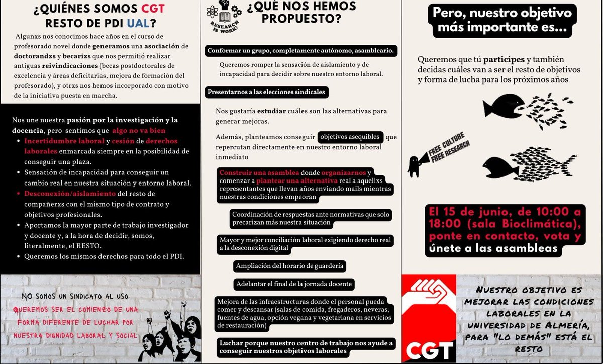 15 J en la UAL "Vota CGT"
