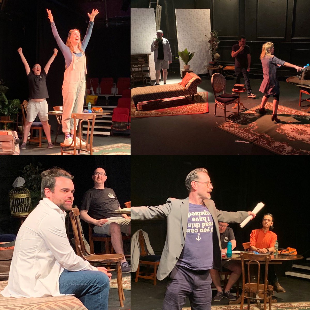 THE PLAY WITH SPEECHES - TECH DAY yesterday <a href="/GatehouseLondon/">Upstairs At The Gatehouse</a> OPENING TONIGHT 🎉🪅🥳🍾upstairsatthegatehouse.ticketsolve.com/ticketbooth/sh…