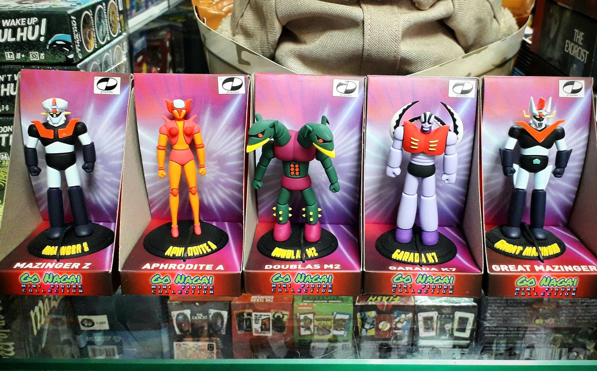 LMansionDTerror's tweet photo. La familia crece y llegan nuevas mini figuras de goma de la colección de Mazinger Z de @sdtoys
Afrodita, Doublas M2 y Garada K7 se unen a Mazinger Z y Great Mazinger.
¡Completa tu colección!
@sddist #sdtoys #mazingerz #figura #novedades #gonagai #lamansiondelterror_lmt https://t.co/iTJx0RYbuN