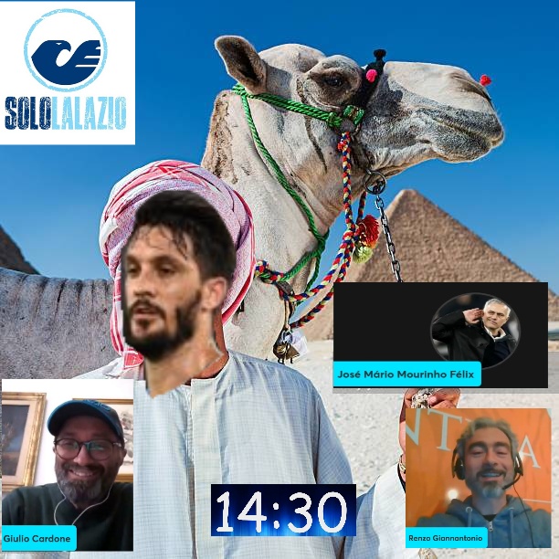 RenzoGiannanto1's tweet photo. Alle 14:30 #LuisAlberto d'Arabia (?) + #cardodritte di #LazioMercato + #capannellimotivazionali=
@Solo_La_Lazio #TalkLive #343
con @giuliocardone69 + #specialoneguest #JoséMouGinho + #SeguentiInLive
--->
https://t.co/wNPq8osLGm https://t.co/FEvHnoAGGb