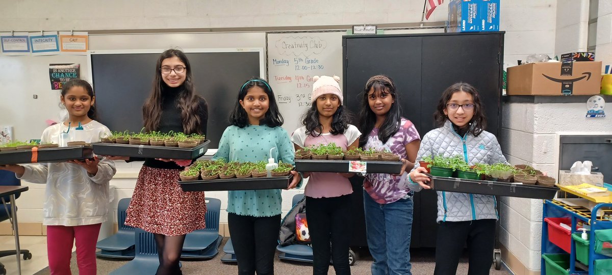 GallimoreKids's tweet photo. Congratulations to our Green Warriors team for their accomplishments this school year. They created a new club and added some beautiful flowers to our outdoor area! https://t.co/5GoYwyy03r