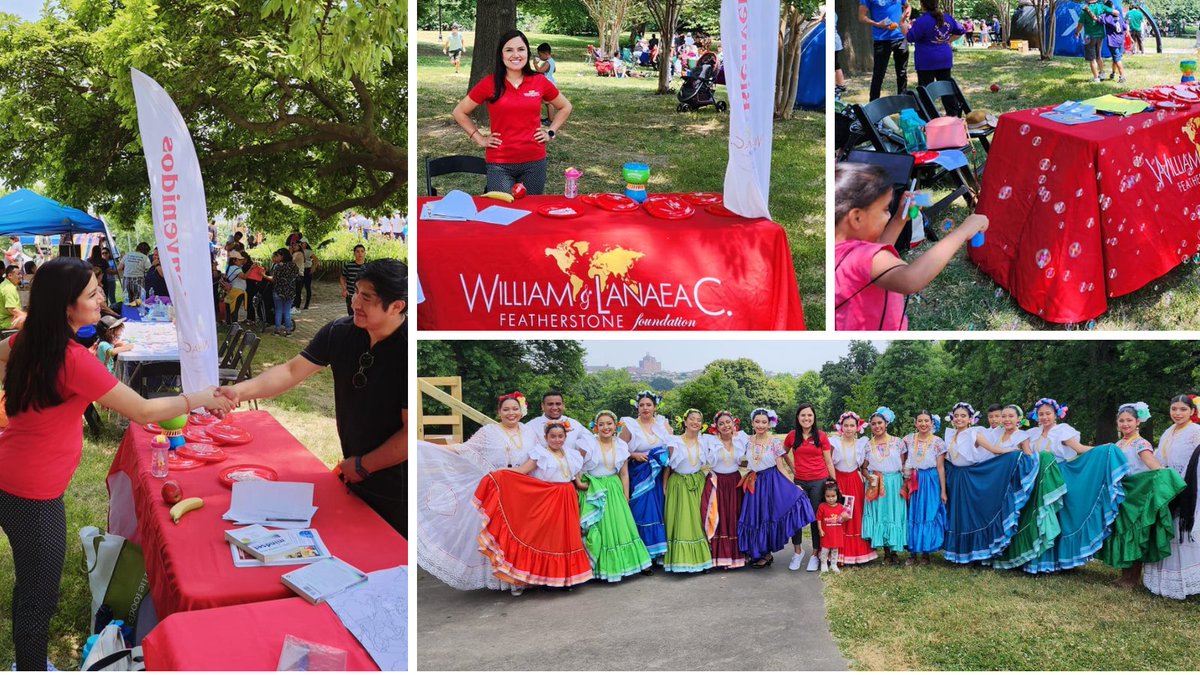 FeatherstoneFdn's tweet photo. We had so much fun celebrating El Día del Niño! organized by the @FRPattersonPark. We shared information about our vital programs with the Spanish-speaking community - and met with many of our longtime partners. https://t.co/Sk4nObIHvK
