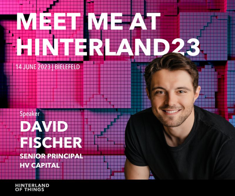 <a href="/HV_Capital/">HV Capital</a>'s David Fischer will be participating at this years’ Hinterland of Things Conference in Lokschuppen, Bielefeld, on June 14th 2023!

💬 Entrepreneurs for a Sustainable Future: Driving Environmental Change

🕙 14:00

📆 14th June 2023

📍 Founders Stage