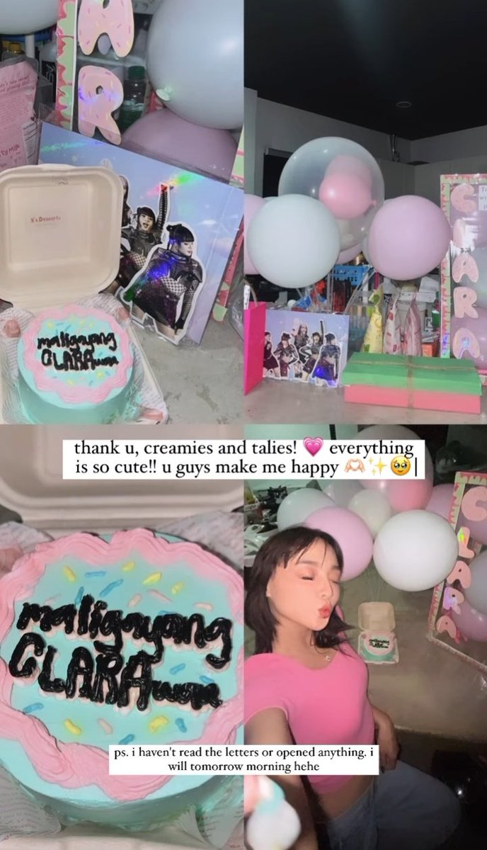 creamiesofc's tweet photo. 061323 [@dione_claraa Story]

🫶🫶 We are so glad that you loved our gifts so much 🫶🫶

Keep on smiling and we promise that we will always be here for you

#itsDIONE #DIONE_Clara #Creamies #Talies @firstone_DIONE https://t.co/Zjnqvxqpow