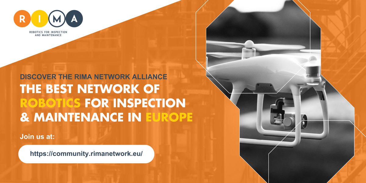 🌟 Discover how the RIMA Alliance is closing the market gap and revolutionizing the adoption of robotics applications in critical sectors such as energy, infrastructure, transportation, and more. Save the date: June 19th (16:30-17:30 CET) Register here: eventbrite.es/e/rima-allianc…