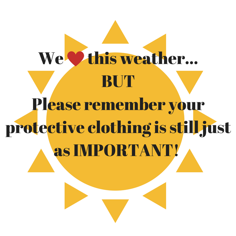 We love it when the sun shines and know it's important to keep cool, but it's even more important to continue to wear protective clothing when riding - it can save your life

#SafetyFirst #SafeTravels #WheelsToWork #derbyshire