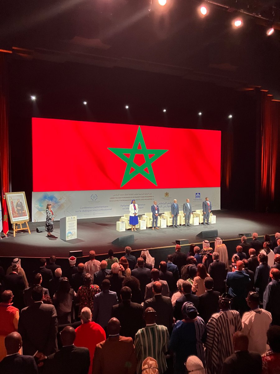 DimitraMissira's tweet photo. Marrakesh🇲🇦 is hosting the first 
@IPUparliament
 Conference on Interfaith Dialogue. A multi-religious opening with inspiring contributions to advance the common good for #futuregenerations. 
➡️https://t.co/ZoazwYdUg1 https://t.co/yJTS3LTmp1