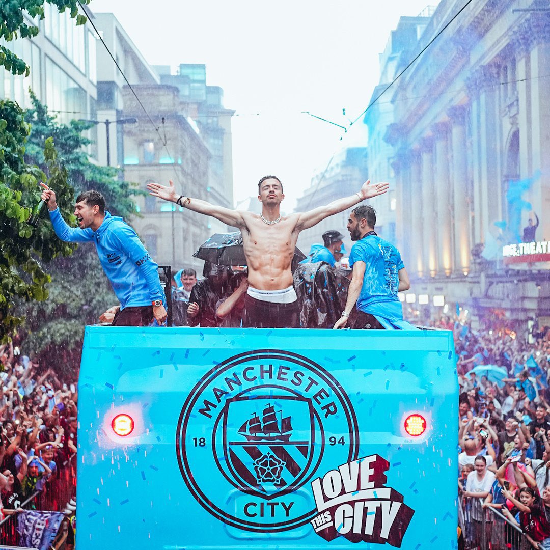 Jack Grealish has been the star of the show during Man City’s treble celebrations 🌟🏆

Let’s take a look… 😅👇