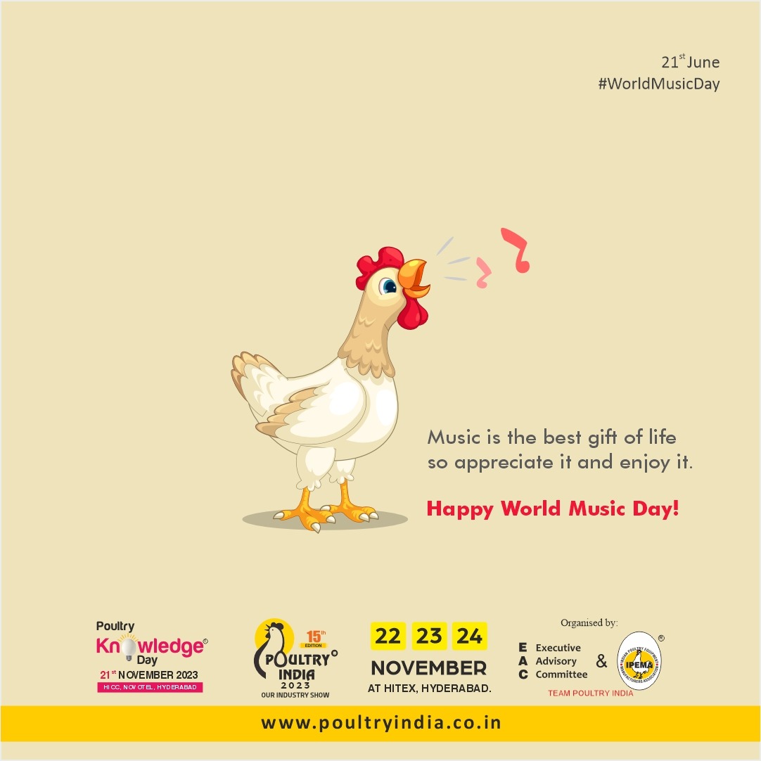 PoultryProtein's tweet photo. 🎶 Celebrating #WorldMusicDay! Today is the day we recognize, appreciate, and honor all the amazing music around the world. 

#MusicUnitesUs #WorldMusic #MusicLovers #WorldMusicDay #MusicDay #CelebrateMusic #MelodyOfLife #GlobalGrooves  #MusicalMagic #PoultryProtein https://t.co/vIazTpU5qv