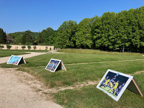 RCME91's tweet photo. Le RCME met à l’honneur les photographes qui suivent les rencontres des joueurs professionnels et équipes jeunes depuis plusieurs années en créant une exposition 📸

Une première présentation a eu lieu au Domaine de Chamarande. La prochaine exposition sera le 29 juillet 🗓️ https://t.co/kNjydCTP1I