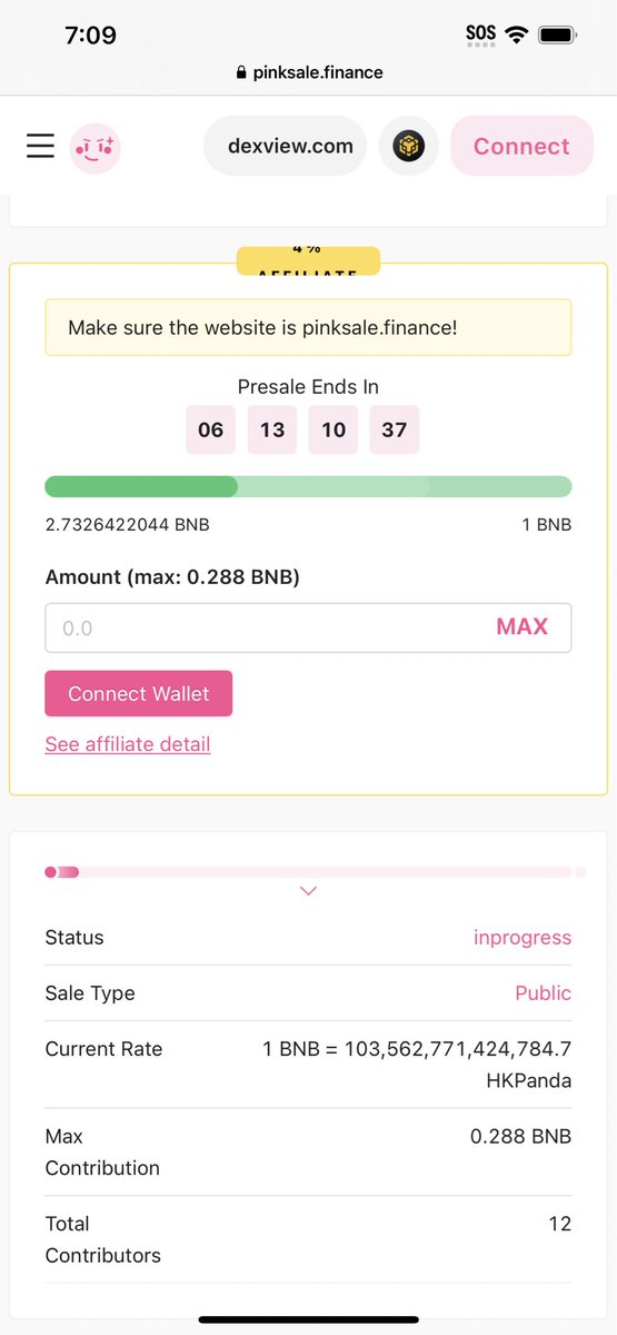 HKPandaCeo's tweet photo. Presale for HKPanda is live on pinksale!
0% tax
Max cap at 0.288 #BNB
Ownership renounced after presale pool is finalized
https://t.co/PaJ8IkYp7K
#BTC #DOGE #dogecoin #binance #trx #memecoin #token #nft #nftart #crypto #ethereum #hkpanda #garudacoin #pinksale #hongkong https://t.co/GzrrTqVcB9