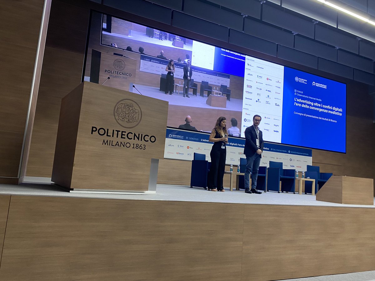 Osserv_Digital's tweet photo. Denise Ronconi e Nicola Spiller, Direttori dell’Osservatorio #InternetMedia, chiudono il convegno di oggi. Ecco il comunicato stampa con i messaggi chiave emersi: https://t.co/3Ca4Prc0SO #OIM23 https://t.co/KeqbKJu4GY