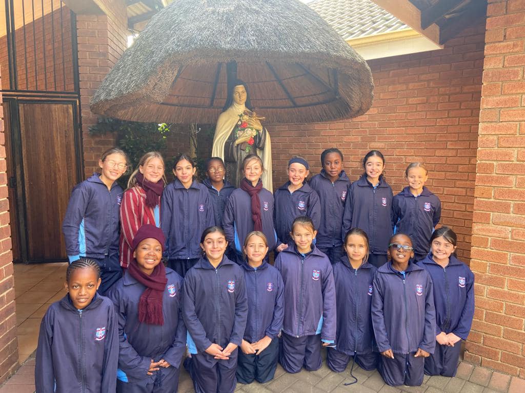 Our First Holy Communicants visited the Carmelite sister today, for a better understanding of the Eucharist and how it is made.