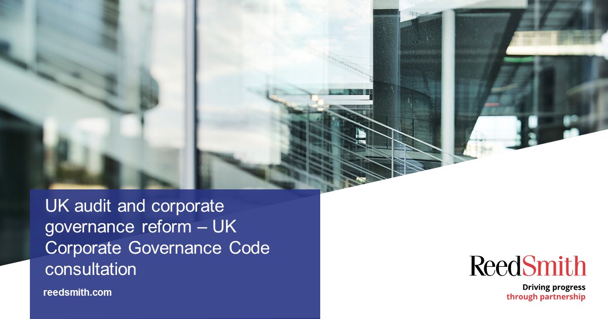 The @FRCnews has published a consultation on changes to the UK Corporate Governance Code, including aspects of the Code that the government invited the FRC to strengthen in its proposals for far-reaching reforms to current regimes.

Read more here: reedsmith.com/en/perspective…