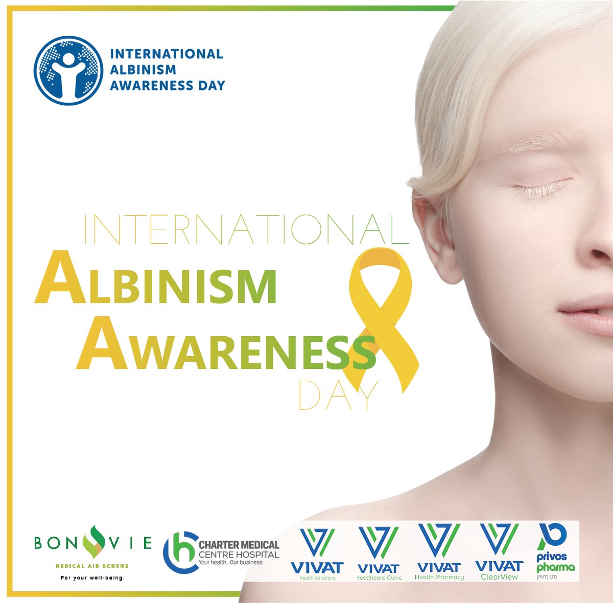 June 13th is International Albinism Awareness Day, a day to promote and protect the rights of people with albinism.     #InclusionIsStrength #InclusiveFuture #AlbinismDay