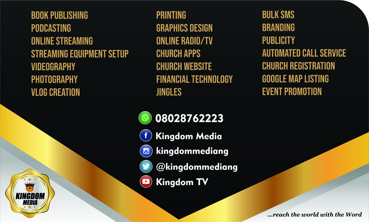 Kingdom Media (@kingdommediang) / Posts / X