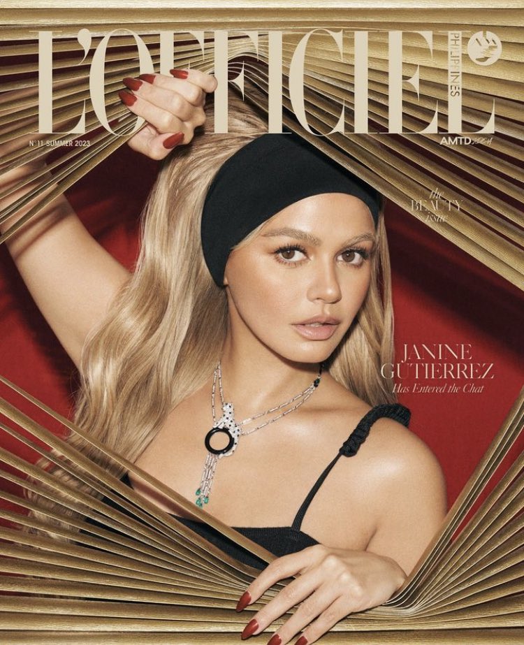 kodupdate's tweet photo. SABI KO NA ISANG BARBIE DOLL TALAGA ANG JANINE GUTIERREZ @janinegutierrez 

Get to know the cover star in L’Officiel Philippines’ Summer 2023 print issue. Order your copies now via https://t.co/iVvcXdl415 https://t.co/Ob0OGdKchL