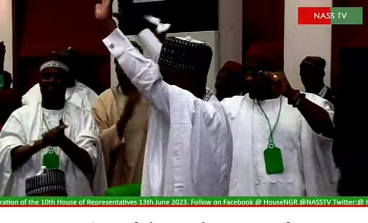 UbaidaMuhammad3's tweet photo. Speakership election final Results

Hon. Tajjudeen Abbas - 353
Hon. Idris Wase - 3
Hon. Aminu Jaji - 3 https://t.co/N1djQuufjv
