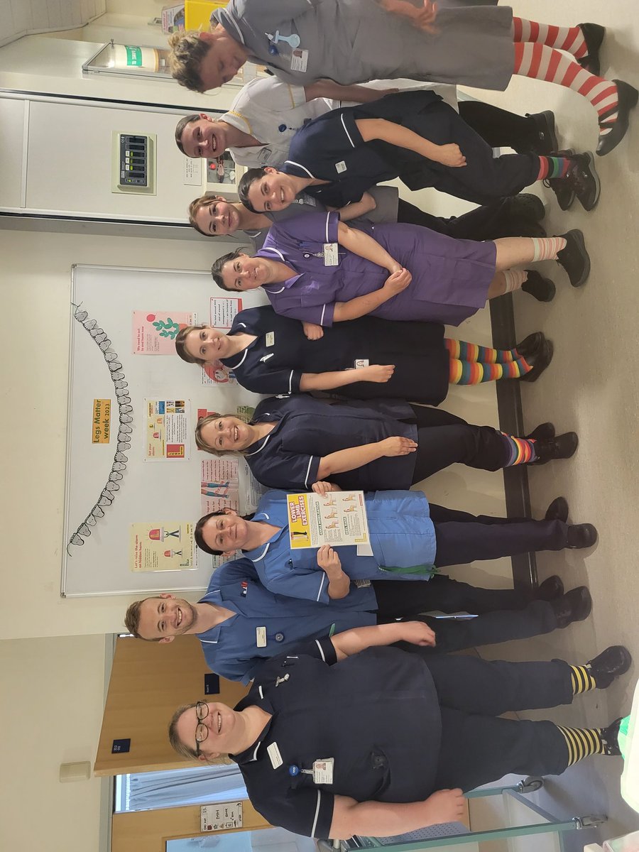 NnuhVascular's tweet photo. Our amazing vascular ward getting the spirit #legsmatter @LegsMatter https://t.co/aLwlhPhKSJ