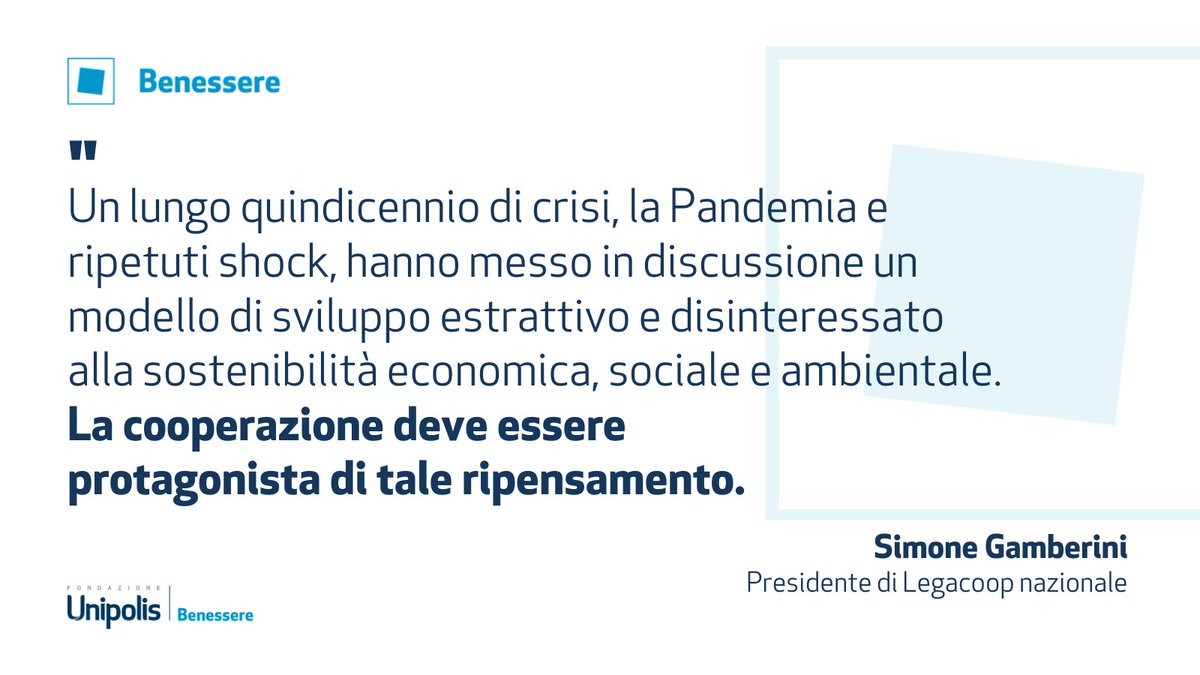 fondunipolis's tweet photo. La cooperazione per un nuovo modello di sviluppo: #SimoneGamberini, presidente di @LegacoopN interviene nel dibattito aperto su @VITAnonprofit da @andreamorniroli e @CsrMarisa a partire da proposte concrete lanciate da @DD_Forum e #Unipolis.
Leggi l’articolo: https://t.co/C1UbnVcUcw