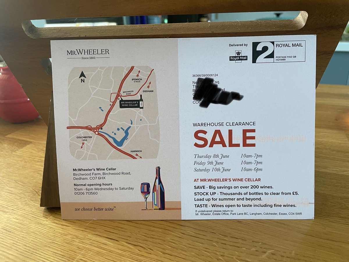 ⁦<a href="/mrwheelerwine/">Mr.Wheeler</a>⁩ look what just arrived in the post today.