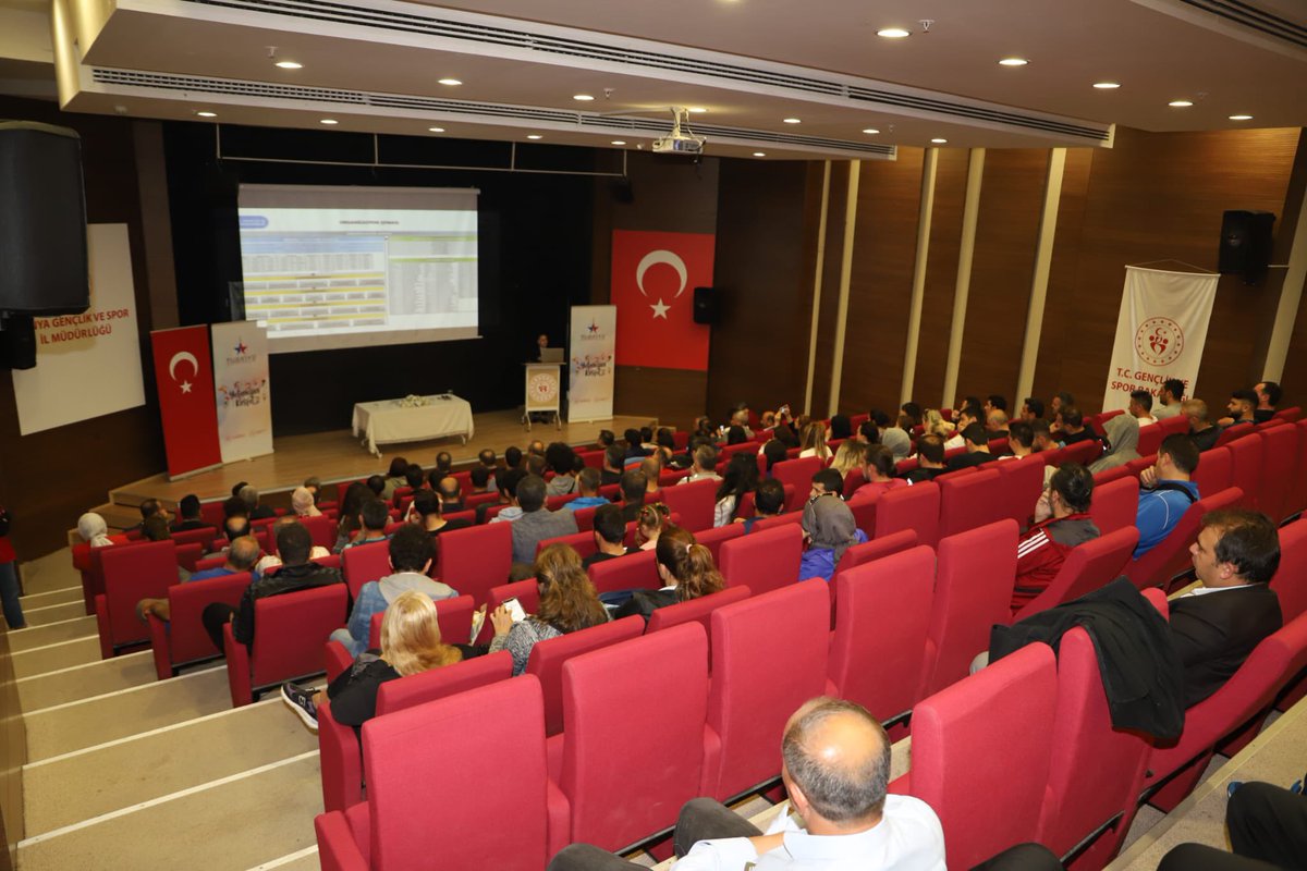 GSB_Konya's tweet photo. Bakanlığımız ile Milli Eğitim Bakanlığı koordinesinde devam eden Türkiye Sportif Yetenek Taraması ve Spora Yönlendirme Programı ile ilgili yapılan çalışmaların değerlendirildiği, önümüzdeki dönemde yapılacak çalışmalar hakkında bilgilendirmelerin yapıldığı toplantı düzenlendi. https://t.co/jkfmSKGh9P