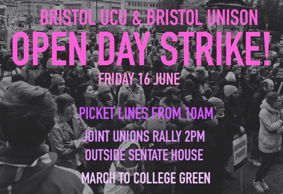 Bristol UCU tweet media