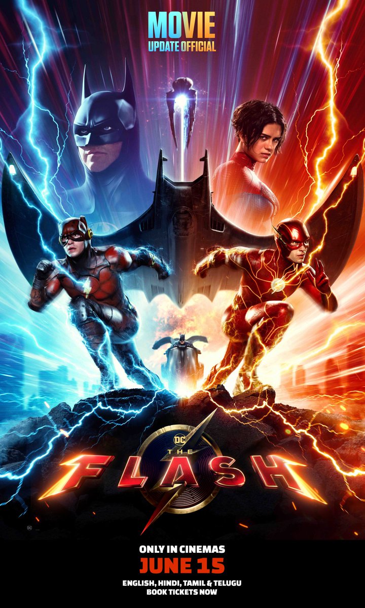 FilmUpdateOffi's tweet photo. #TheFlash is releasing June 15 in cinemas near you, Book Tickets Now on BookMyShow, Paytm, PVR &amp; INOX App, #MovieUpdateOfficial https://t.co/wkzCUofAsD