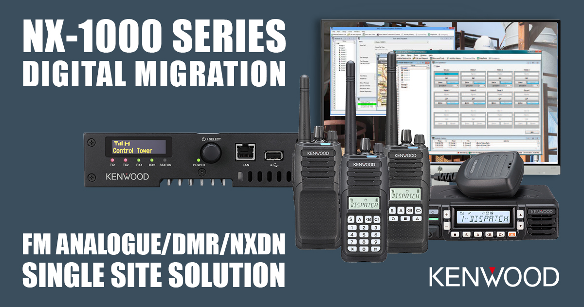 Kenwood_Comms's tweet photo. NX-1000 Series #HandPortable &amp; #MobileRadios with NXR-1700 #RadioRepeaters and KAS-10 #RadioDispatch software will provide a cost-effective #radiocommunication solution for single site operations for much less than you think. More https://t.co/RgkppvaYTL https://t.co/Lls5RkTmBp