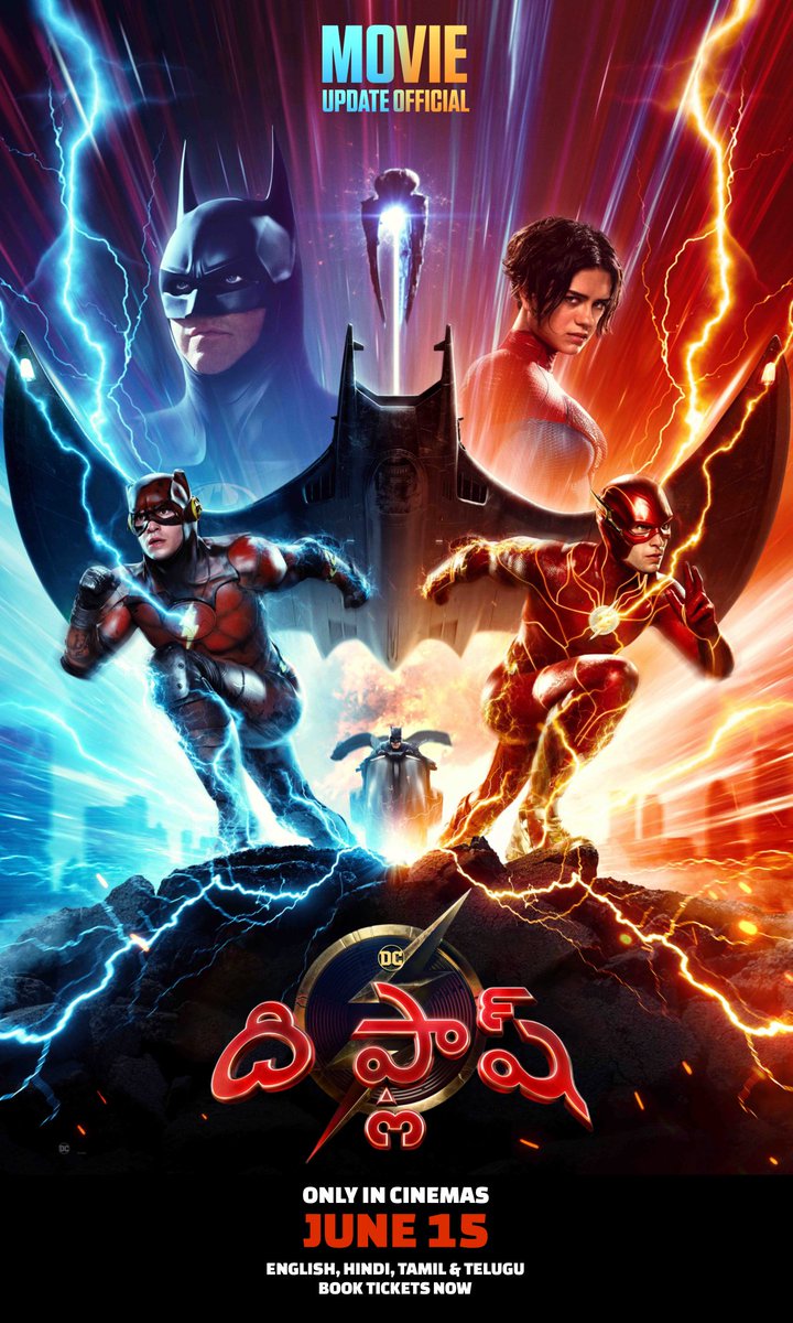 FilmUpdateOffi's tweet photo. #TheFlash is releasing June 15 in cinemas near you, Book Tickets Now on BookMyShow, Paytm, PVR &amp; INOX App, #MovieUpdateOfficial https://t.co/wkzCUofAsD