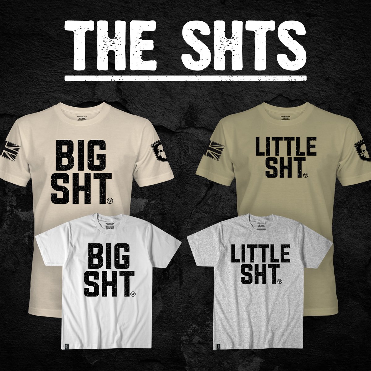 Get the clan involved in our new family collection 'The Shts'! Available now in adult and kid sizes. 😂

#britisharmy #militaryhumour #veteran #soldiers #armylife #cadets #emergencyresponders