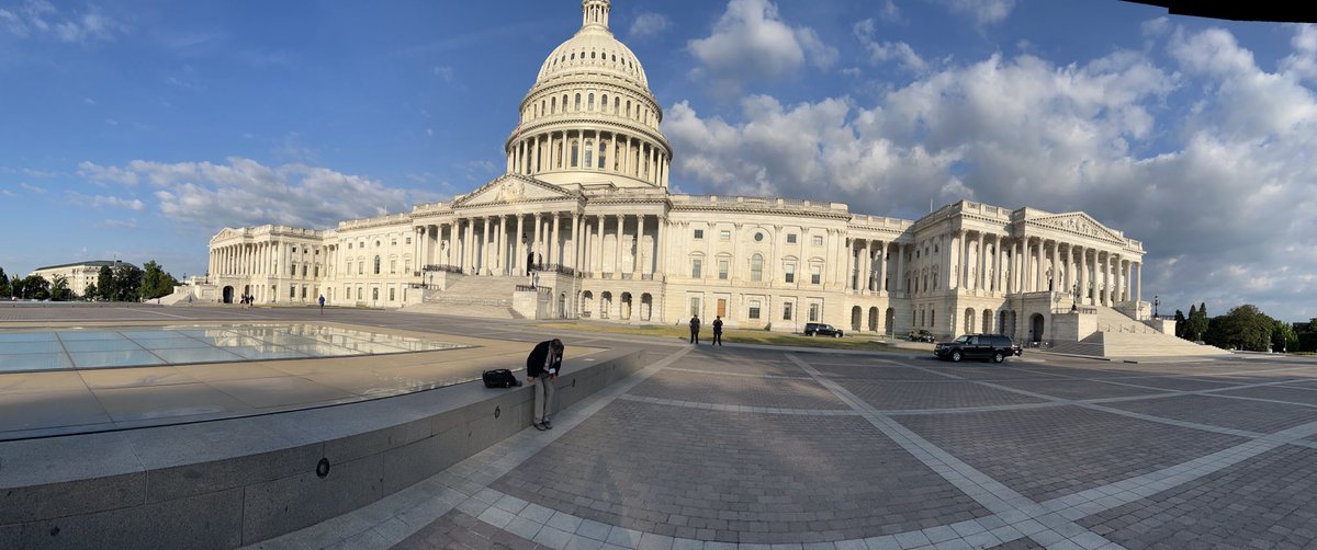 Beautiful day to be at the US Capitol to meet with WI legislators with my colleagues from ⁦@citizensclimate⁩!  #CCL2023